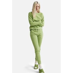 MATE THE LABEL organic terry classic jogger pistachio 2X